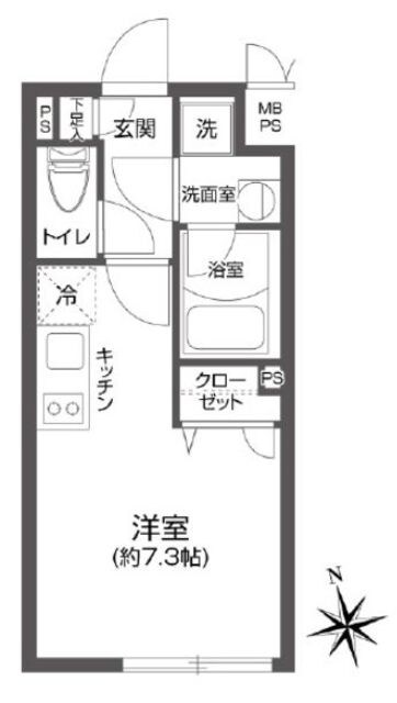 LEGALAND高円寺の物件間取画像