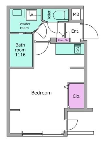 レジディア世田谷若林の物件間取画像