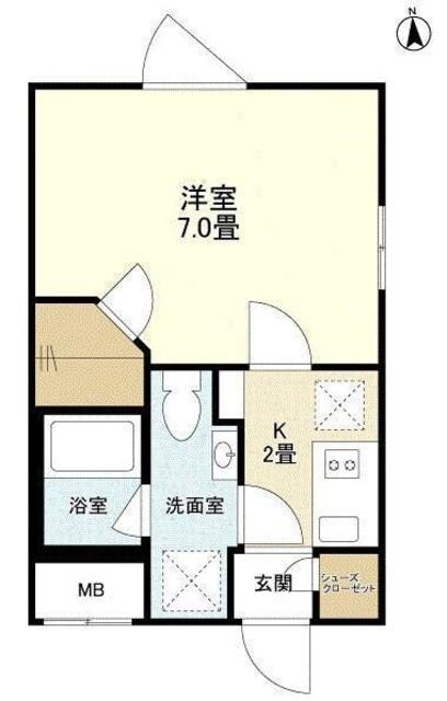 ウェルスクエアイズム奥沢の物件間取画像