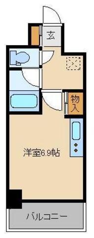 アンセラジオ新越谷の物件間取画像