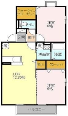 ラークスの物件間取画像