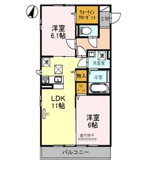 ソレイユ・ドミュールの物件間取画像