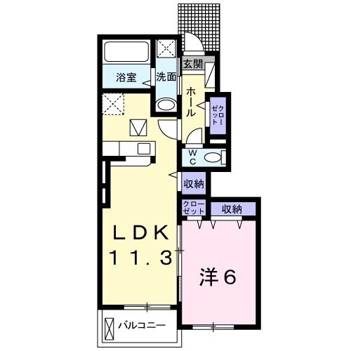 Mグランデの物件間取画像
