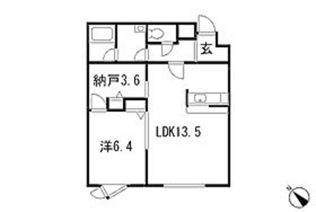ルミエール妙蓮寺IIの物件間取画像