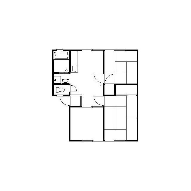 ヒロパレスA棟の物件間取画像