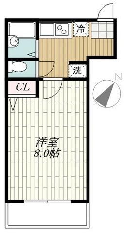 アートヒルズ横浜B棟の物件間取画像