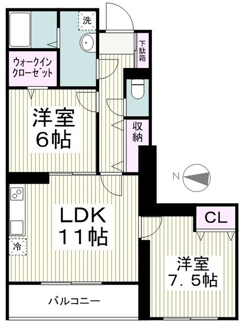 トレリッシュ湘南の物件間取画像