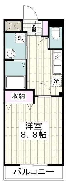 ディアコートの物件間取画像