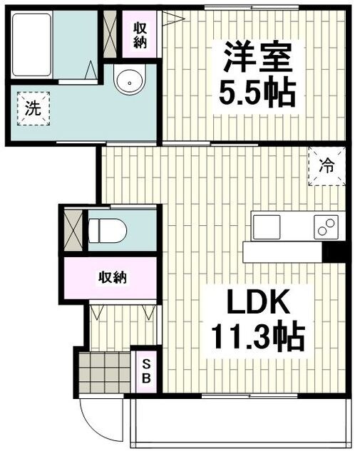 シェネの物件間取画像
