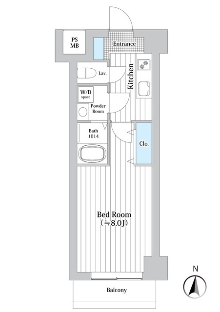 Mo・ai川崎西口の物件間取画像
