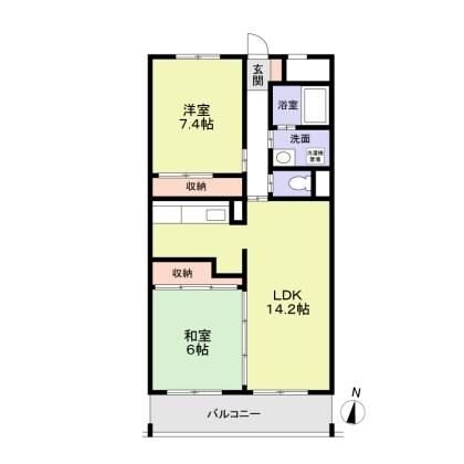 リバティハウスの物件間取画像