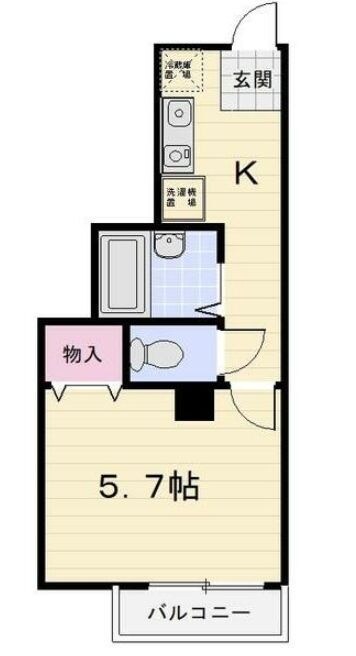 スカイビル天神橋の物件間取画像