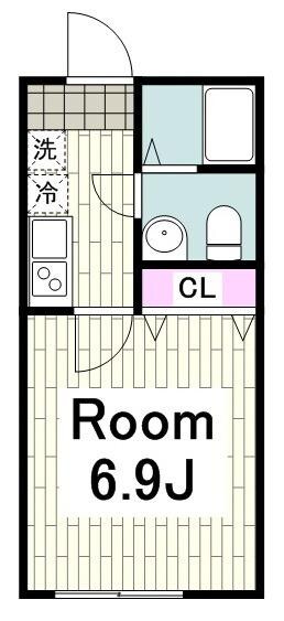 エスペランサ杉田の物件間取画像