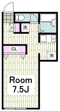 プレシード上倉田の物件間取画像
