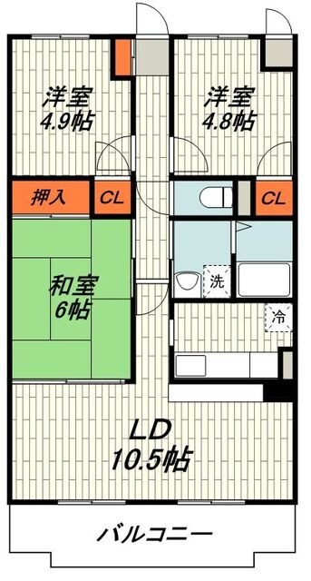 フローラル霧が丘の物件間取画像