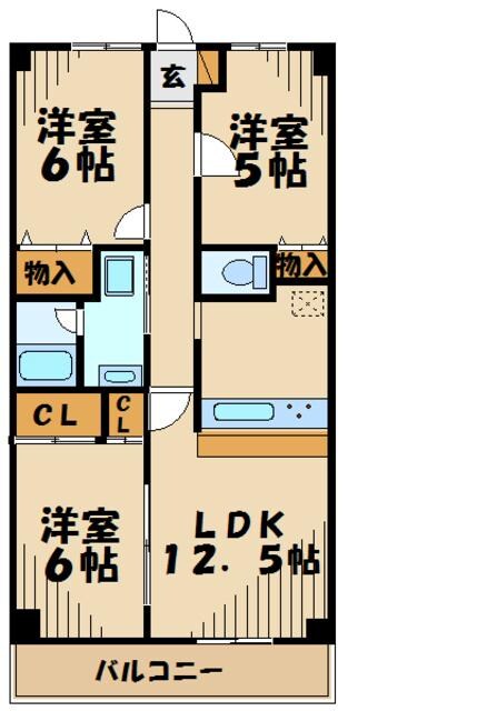 グランシャリオの物件間取画像