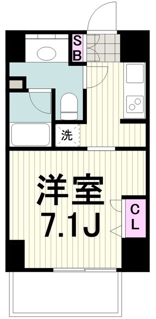 レジディア新横浜の物件間取画像