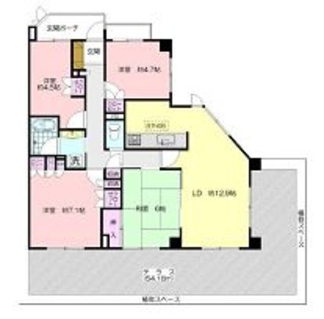 東急ドエル・アルス江田の物件間取画像