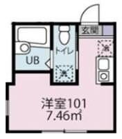 大倉山APの物件間取画像