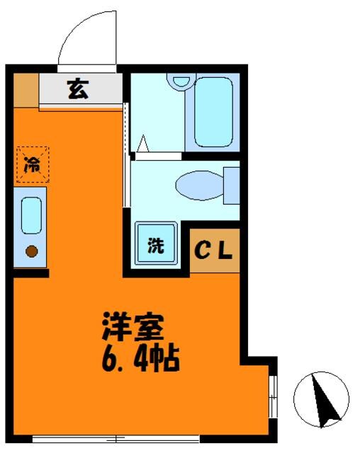 大倉山APの物件間取画像