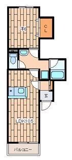 カロス30の物件間取画像