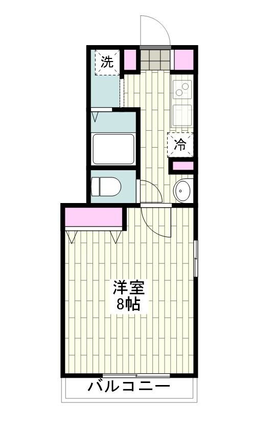 ヘーベルメゾン入江の物件間取画像