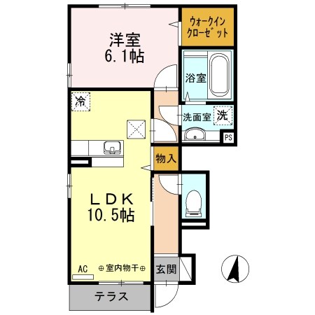 ドエルピアAの物件間取画像