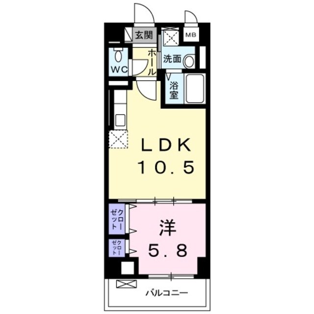 クレスト湘南の物件間取画像