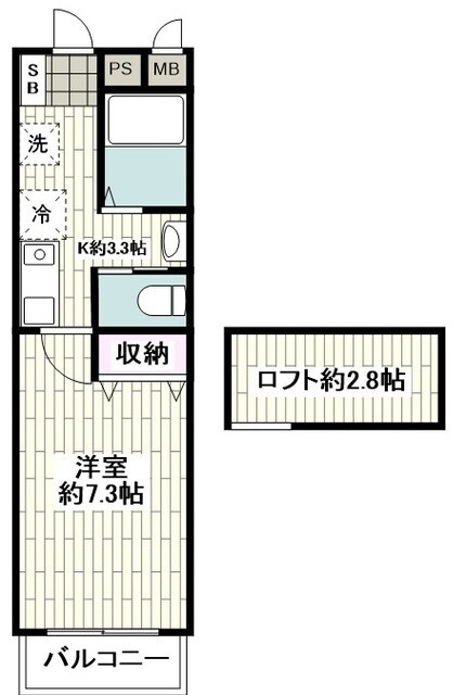 ローズマリー二俣川の物件間取画像