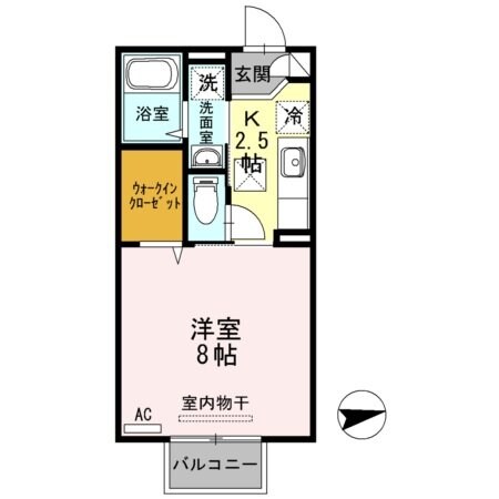 D-room小松島の物件間取画像