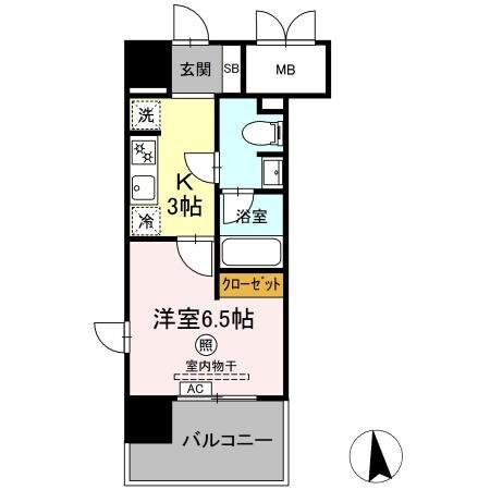 エクルベージュの物件間取画像