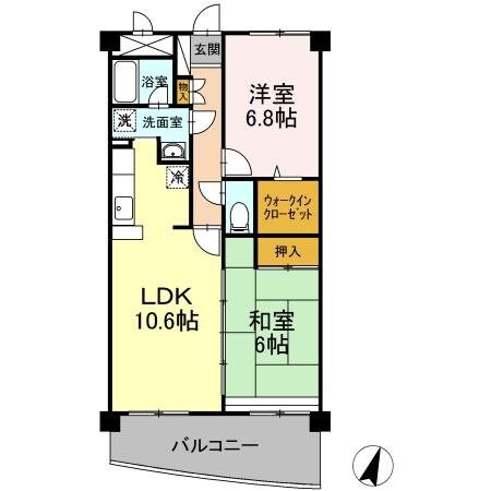 グランウィングの物件間取画像