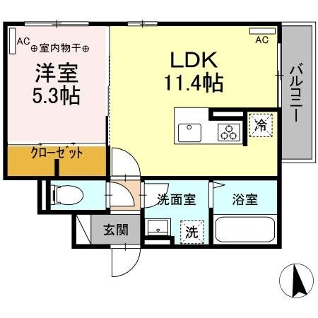D-ROOM荒井の物件間取画像