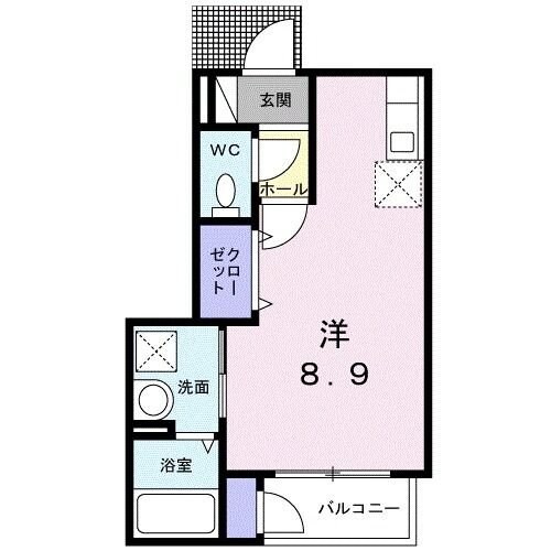 メゾン・ソレイユの物件間取画像