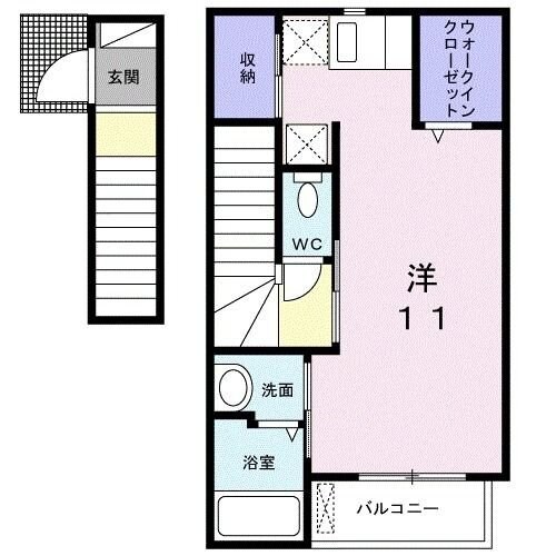 メゾン・ソレイユの物件間取画像