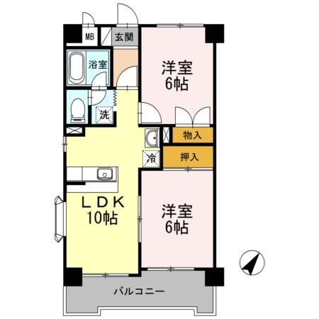 グリーンリーフ泉の物件間取画像