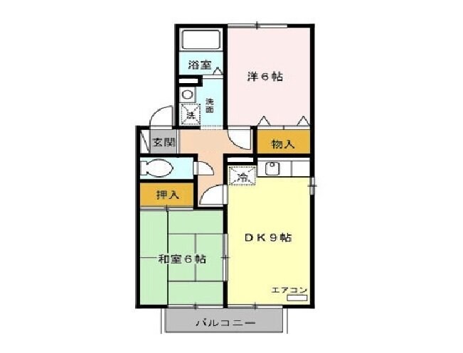 ツインコート A・Bの物件間取画像