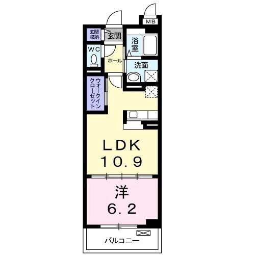 プロムナードIVの物件間取画像
