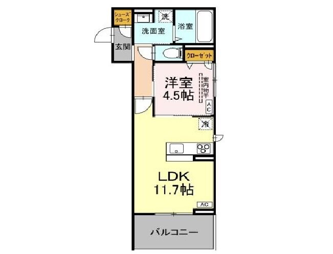 フィオレンテ 長町南の物件間取画像