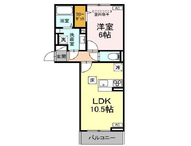 プレドフルールVの物件間取画像