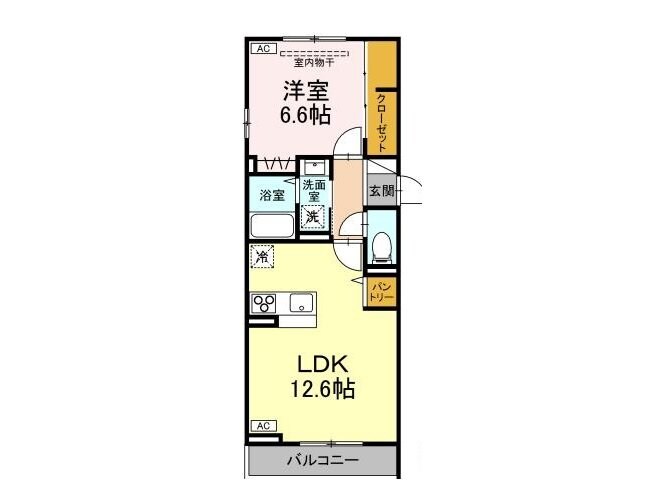 ボヌールKの物件間取画像