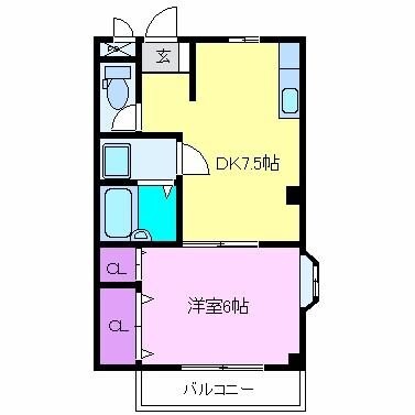 エルディムKの物件間取画像