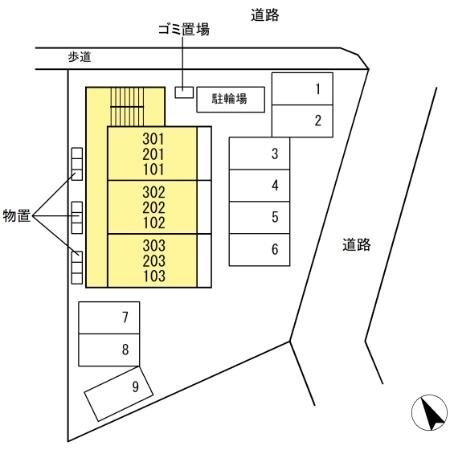 フラッツ市名坂の物件内観写真