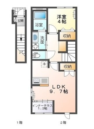 ティーフォレストIIの物件間取画像