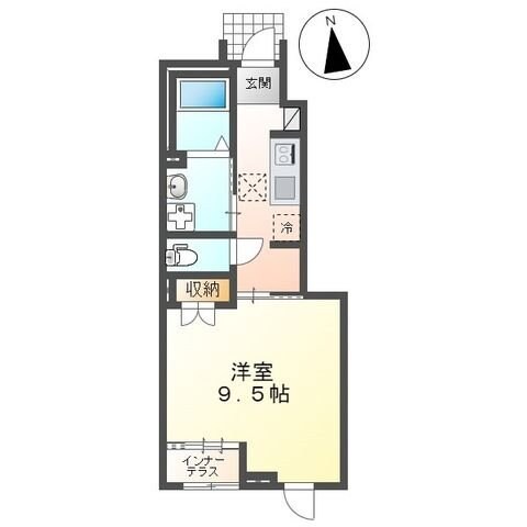 プラウディア高砂の物件間取画像