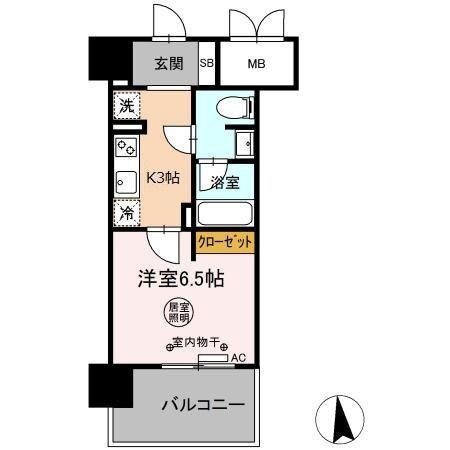 エクルベージュの物件間取画像