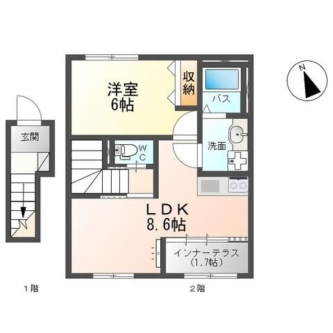 桜ヶ丘I・35の物件間取画像