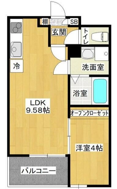 ラフィーノ八乙女の物件間取画像