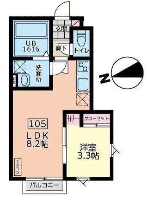 デュマンIの物件間取画像