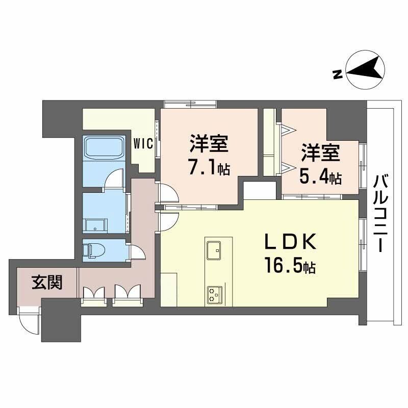 ナナアーク荒町の物件間取画像